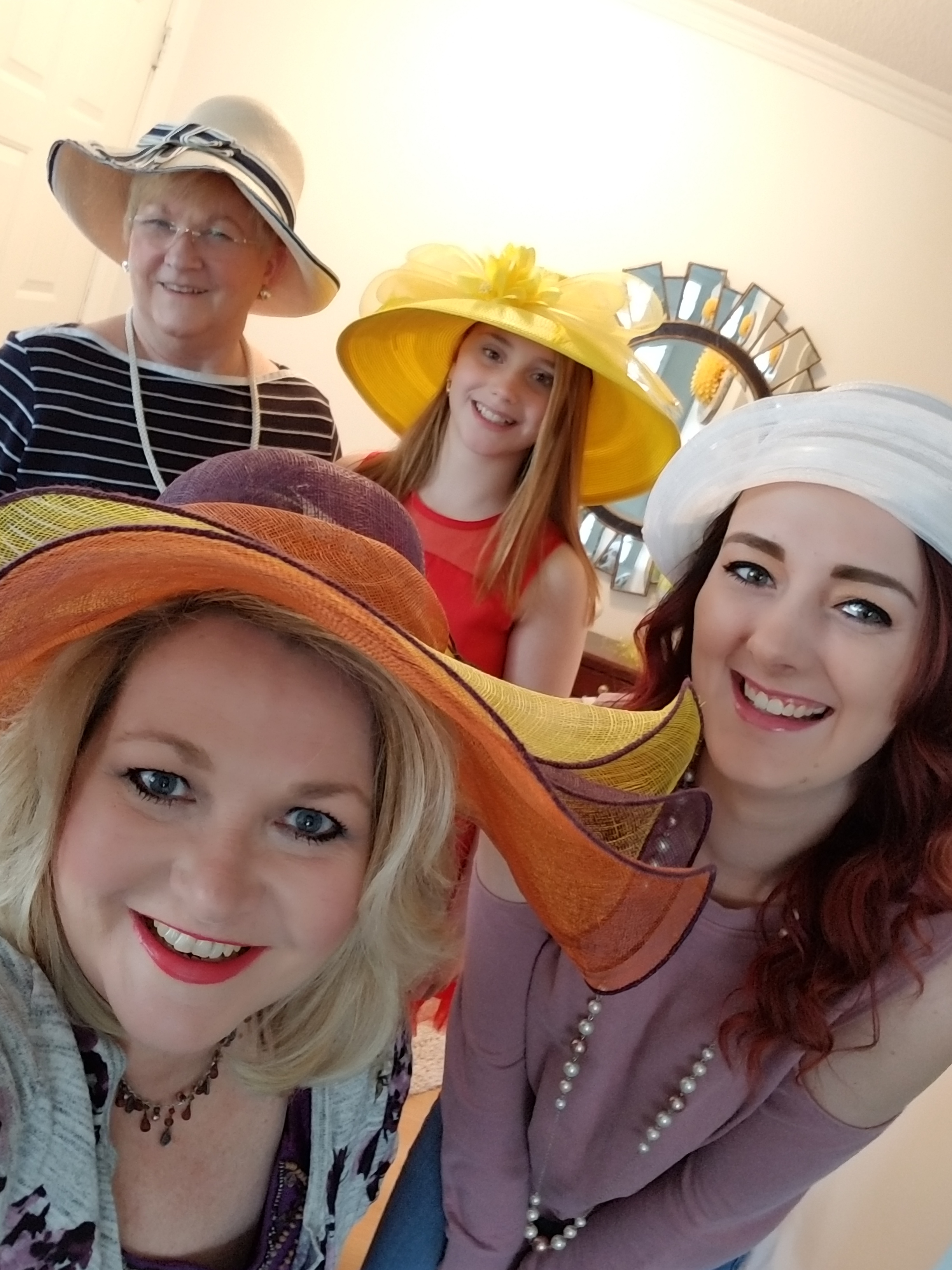 ladies in hats 